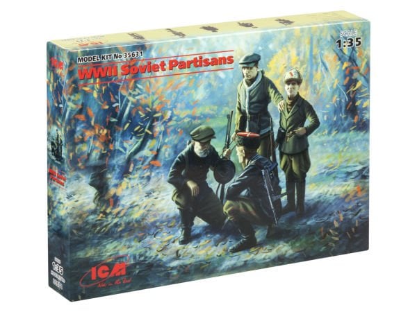 1/35 WWII Soviet Partisans 4 figures