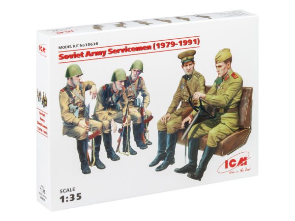 1/35  Soviet Army Servicemen (1979-1991) 5 figures
