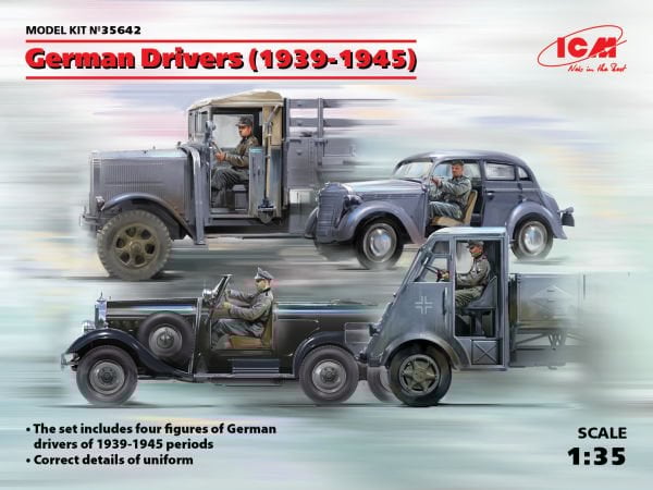 1/35 German Drivers (1939-1945) 4 figures