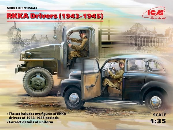 1/35 RKKA Drivers (1943-1945) 2 figures