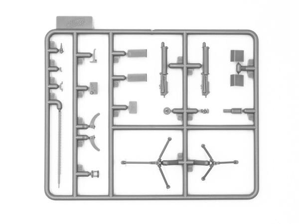 1/35 WWII British Vickers MG Crew Vickers MG & 2 figures