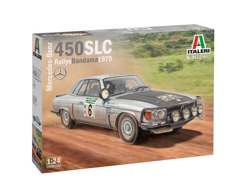 1/24 Mercedes-Benz 450SLC Rallye Bandama 1979