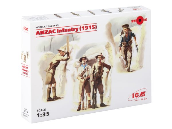 1/35 ANZAC Infantry (1915) 4 figures
