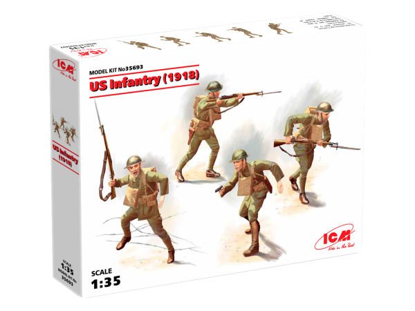1/35  US Infantry (1918) 4 figures