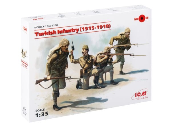 1/35 Turkish Infantry (1915-1918) 4 figures