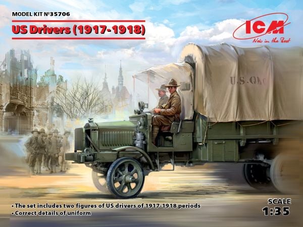 1/35 US Drivers (1917-1918) 2 figures