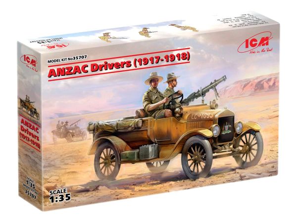 1/35 ANZAC Drivers (1917-1918) 2 figures