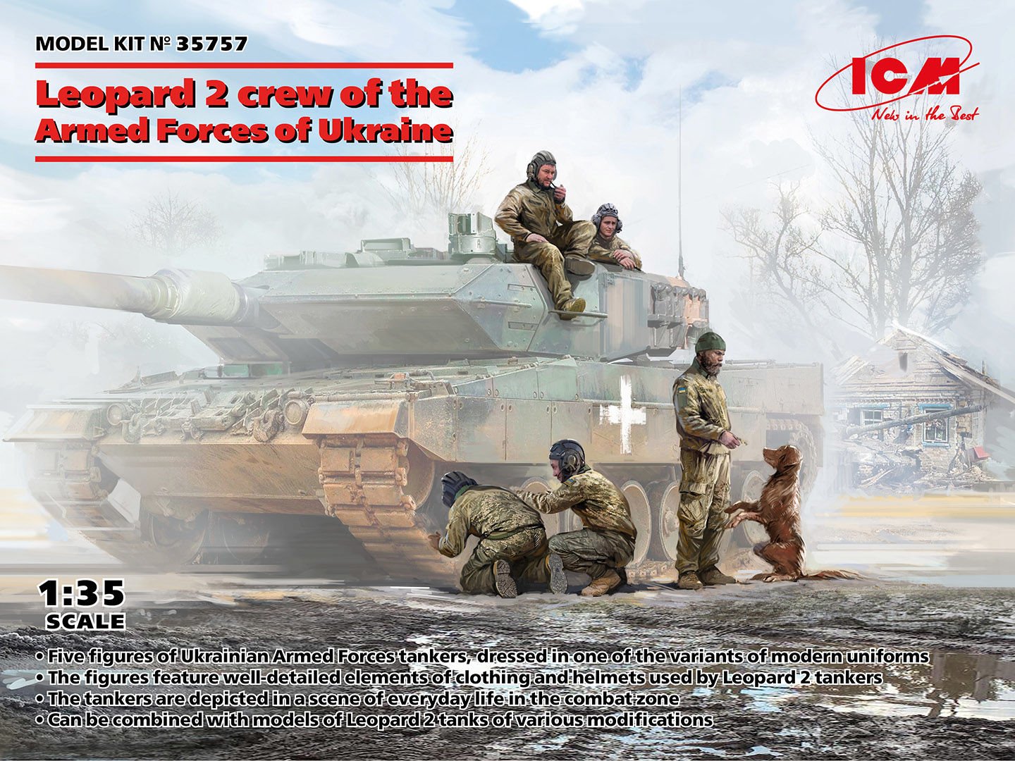 1/35 Leopard 2 crew of the Armed Forces of Ukraine