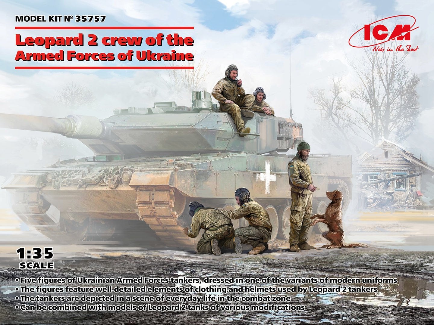 1/35 Leopard 2 crew of the Armed Forces of Ukraine