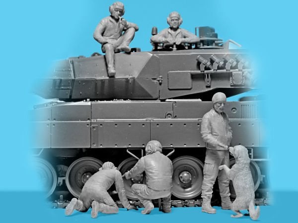 1/35 Leopard 2 crew of the Armed Forces of Ukraine
