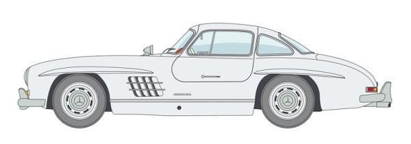 1/16 MERCEDES-BENZ 300 SL GULLWING