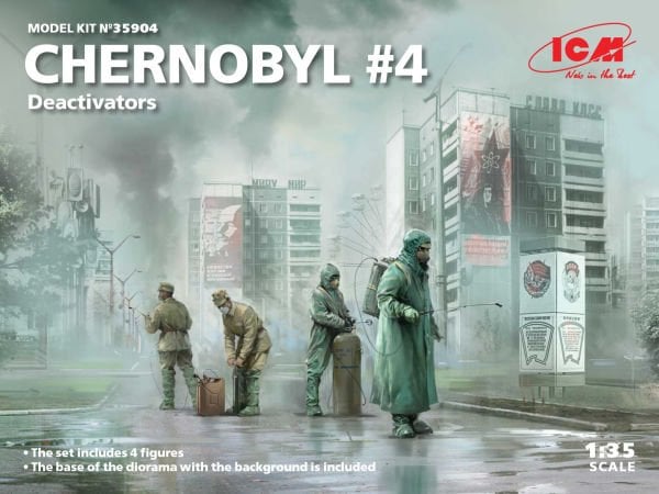 1/35  Chernobyl#4. Deactivators 4 figures