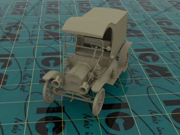 1/24 Gasoline Delivery, Model T 1912 Delivery Car with American Gasoline Loaders