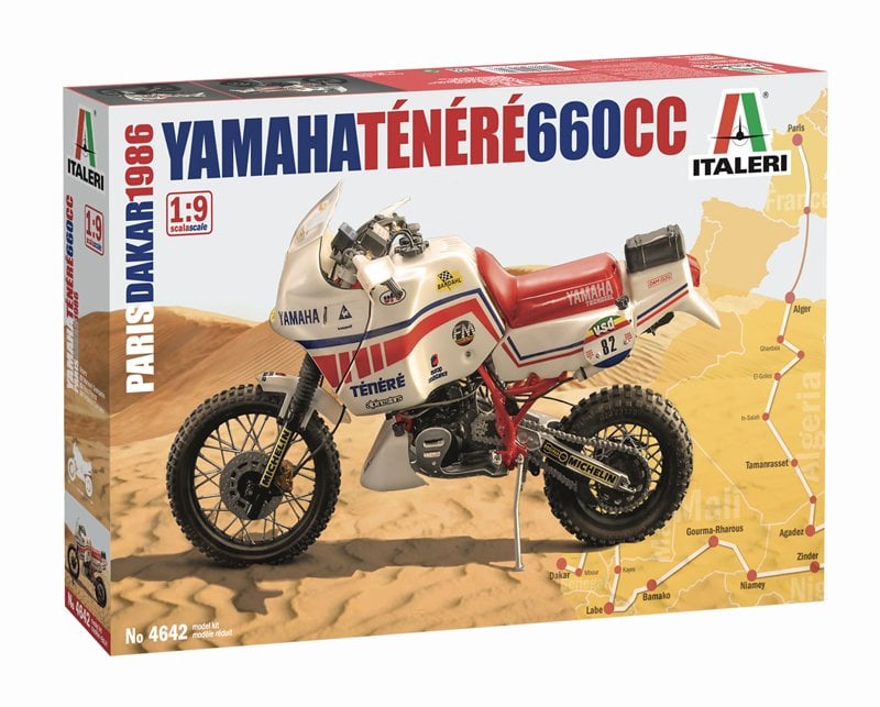 1/9  YAMAHA Ténéré 660cc Paris Dakar 1986