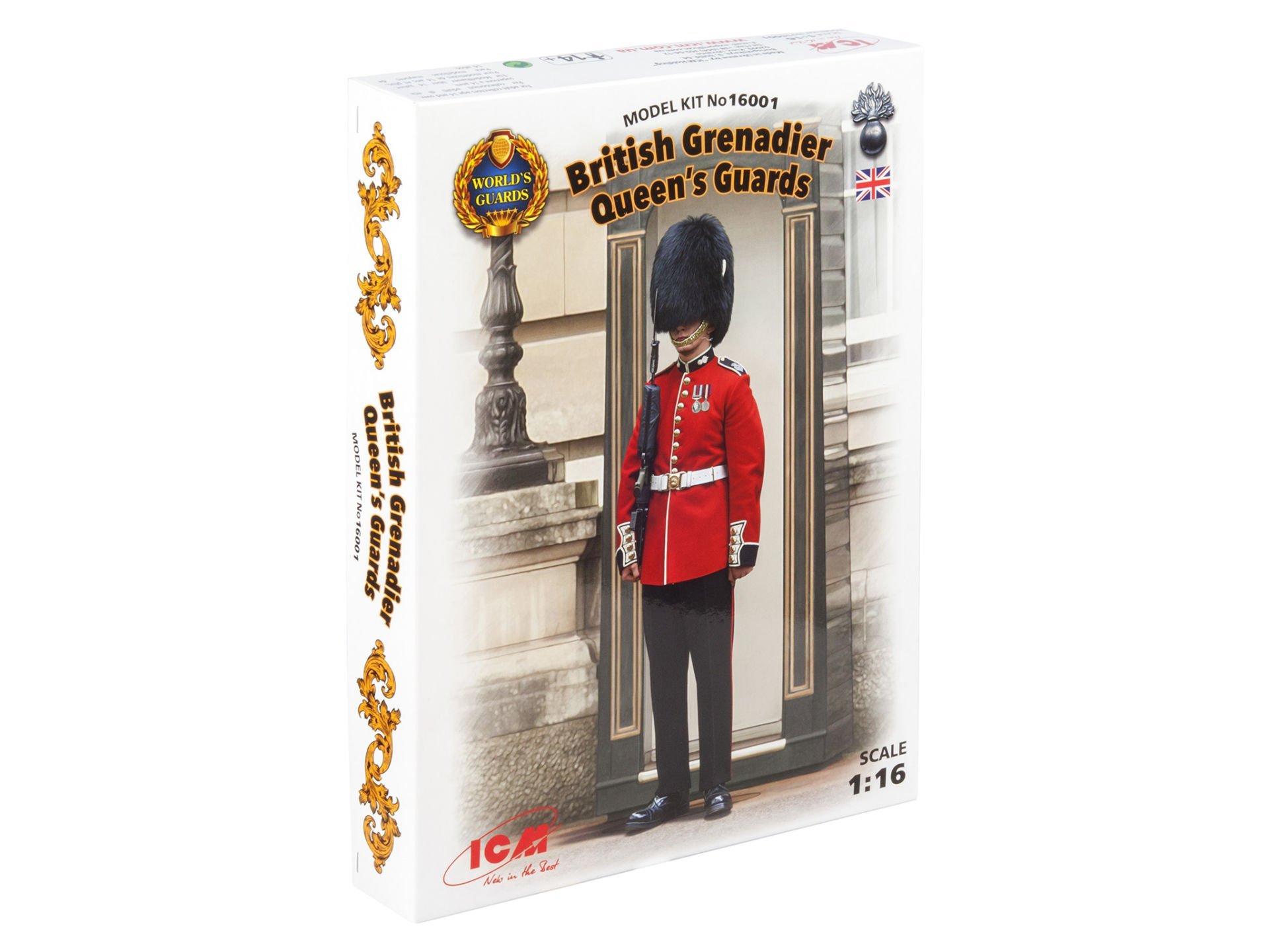 1/16 British Grenadier Queen’s Guards The set includes 28 parts for assembly of one figure.