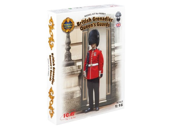 1/16 British Grenadier Queen’s Guards The set includes 28 parts for assembly of one figure.