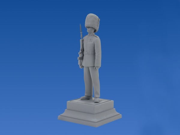 1/16 British Grenadier Queen’s Guards The set includes 28 parts for assembly of one figure.