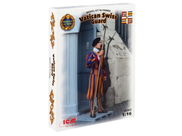 1/16 Vatican Swiss Guard The set includes 48 parts for assembly of one figure