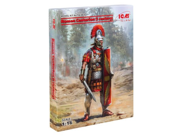 1/16 Roman Centurion The set includes 49 parts for assembly a figure of I century Roman Centurion