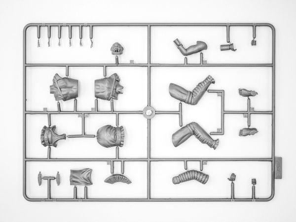 1/16  Roman Gladiator The set includes 44 parts for assembly a figure of the Roman Gladiator.