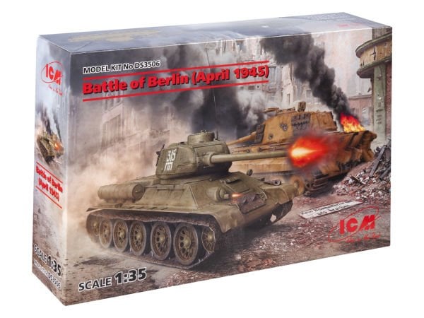 1/35  Battle of Berlin (April 1945) (T-34-85, King Tiger)