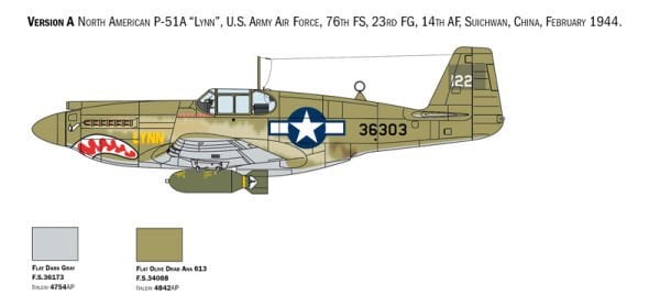 1/72  P-51A Mustang