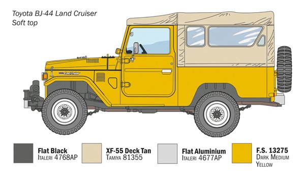 1/24 Toyota BJ44 Land Cruiser