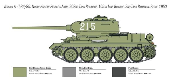 1/35   T-34/85 Korean War