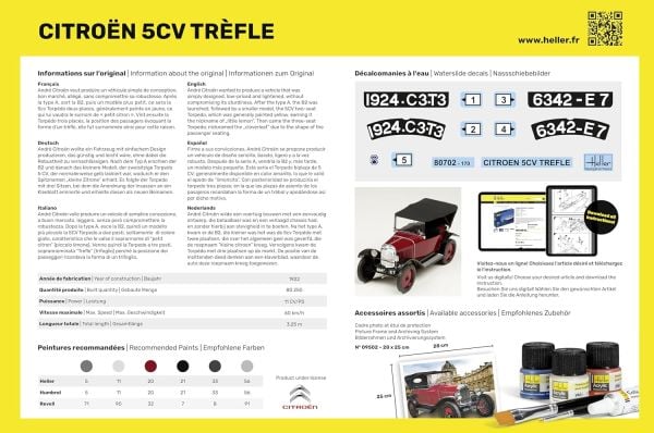 1/24  Citroën 5CV Trèfle