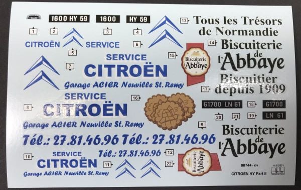 1/24 CITROEN HY 1957/1964 (YENİ KALIP)