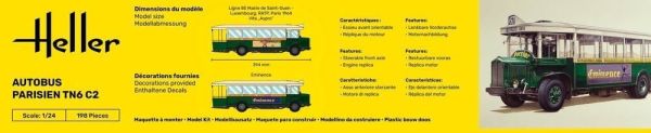 1/24 AUTOBUS PARISIEN TN6 C2