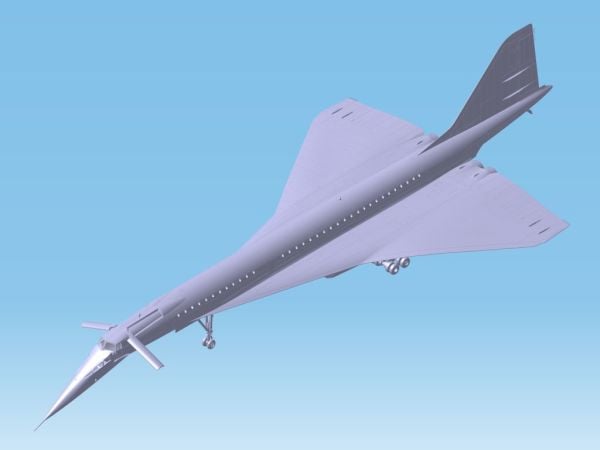 1/144     Tupolev-144 Soviet Supersonic Passenger Aircraft