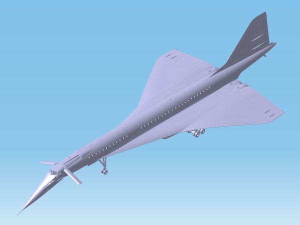 1/144     Tupolev-144 Soviet Supersonic Passenger Aircraft
