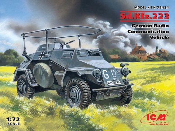 1/72  Sd.Kfz.223 German Radio Communication Vehicle