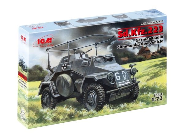 1/72  Sd.Kfz.223 German Radio Communication Vehicle