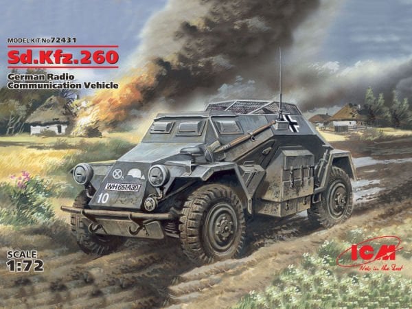 1/72  Sd.Kfz.260 German Radio Communication Vehicle
