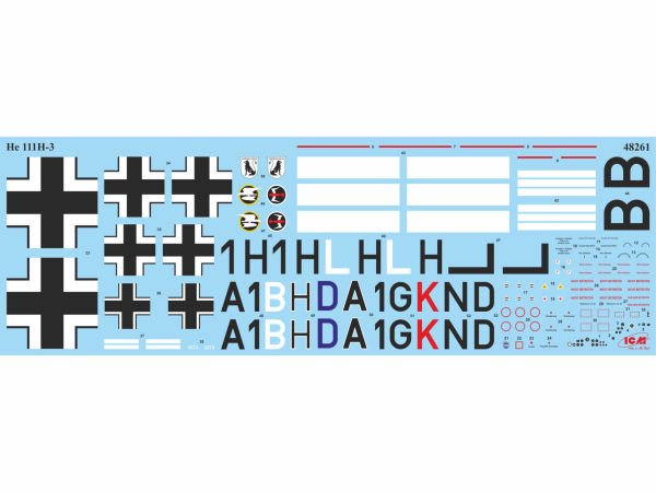 1/48  He 111H-3 WWII German Bomber