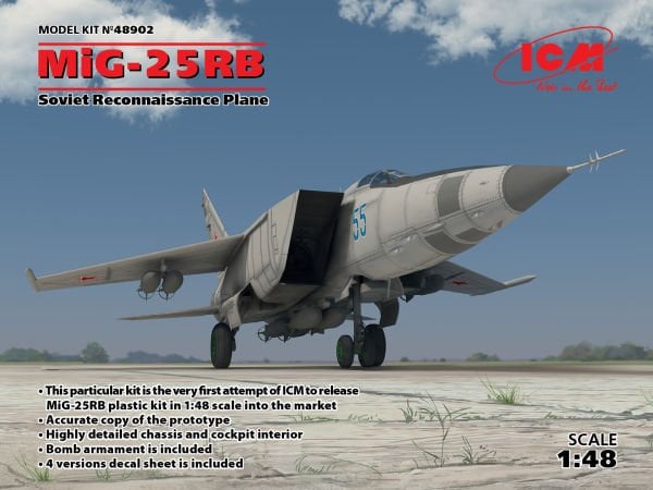 1/48  MiG-25 RB Soviet Reconnaissance Plane