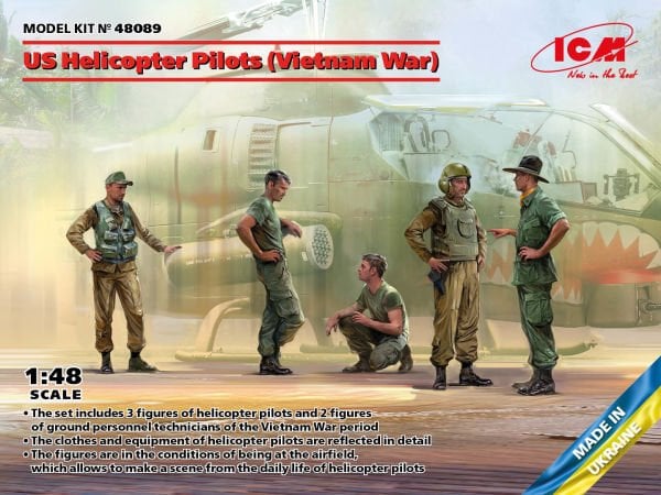 1/48 US Helicopter Pilots (Vietnam War)
