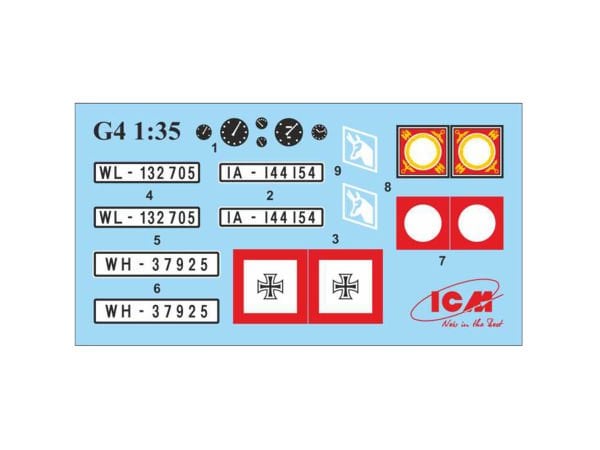 1/35 G4 (1939 production) with Passengers German Car + (4 figures)