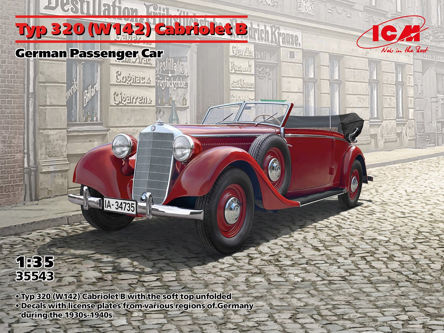 1/35 Typ 320 (W142) Cabriolet B German Passenger Car