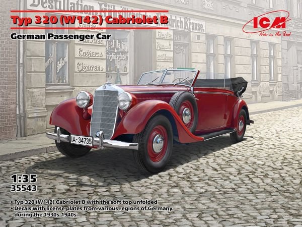 1/35 Typ 320 (W142) Cabriolet B German Passenger Car