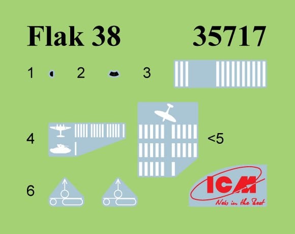1/35 Flak 38 WWII German AA Gun