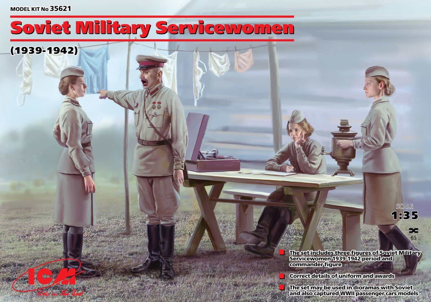 1/35 Soviet Military Servicewomen (1939-1942) 4 figures