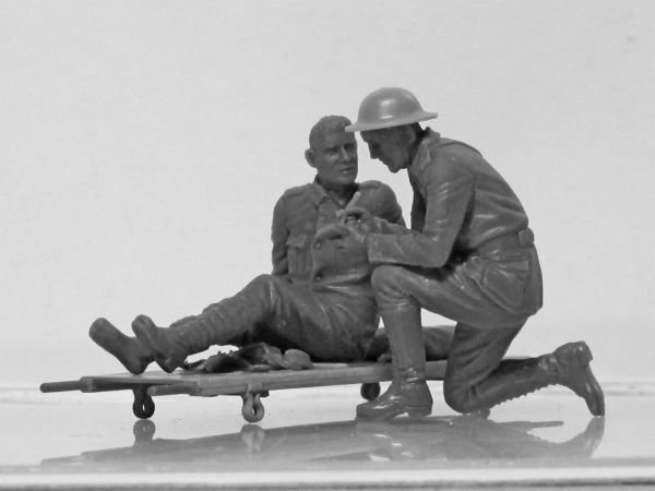 1/35 WWI US Medical Personnel 4 figures
