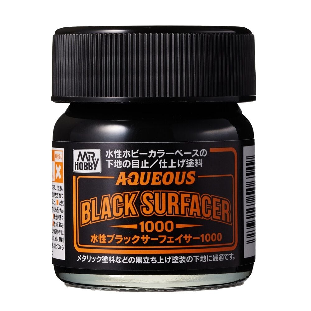 MR.HOBBY AQUEOUS  1000 BLACK AKRİLİK ASTAR