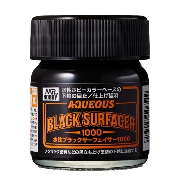 MR.HOBBY AQUEOUS  1000 BLACK AKRİLİK ASTAR