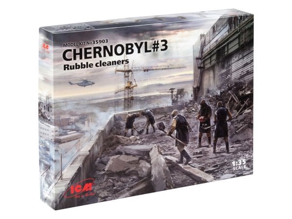 1/35 Chernobyl#3. Rubble cleaners 5 figures