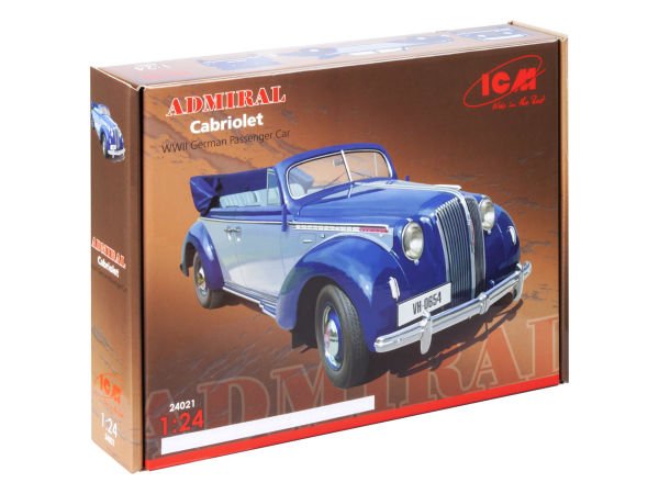 1/24 Admiral Cabriolet WWII German Passenger Car