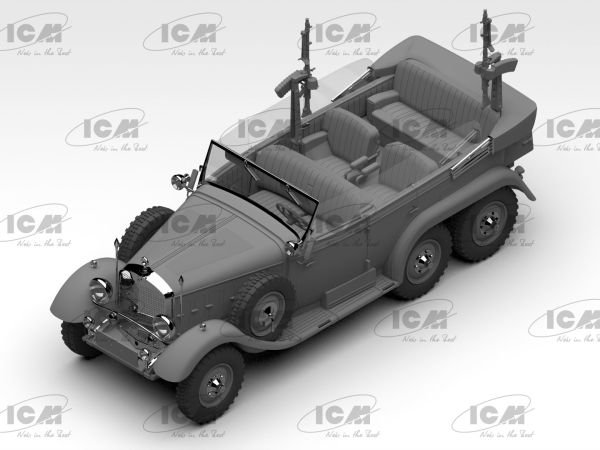 1/24 Type G4 with MG 34 and German Staff Personnel